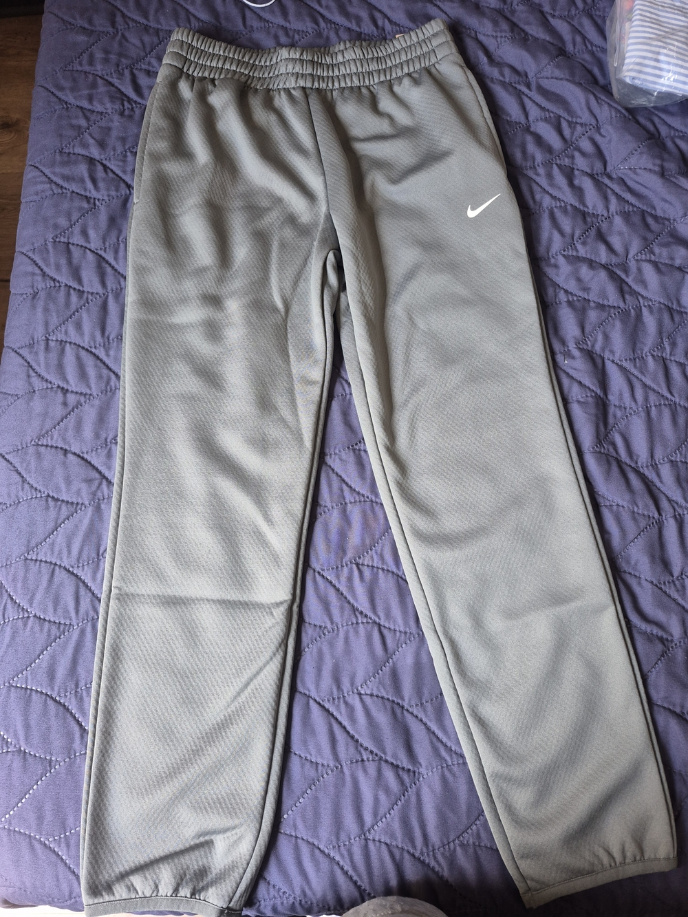 Nike Kids Light Gray Dri-FIT Jogger Pants